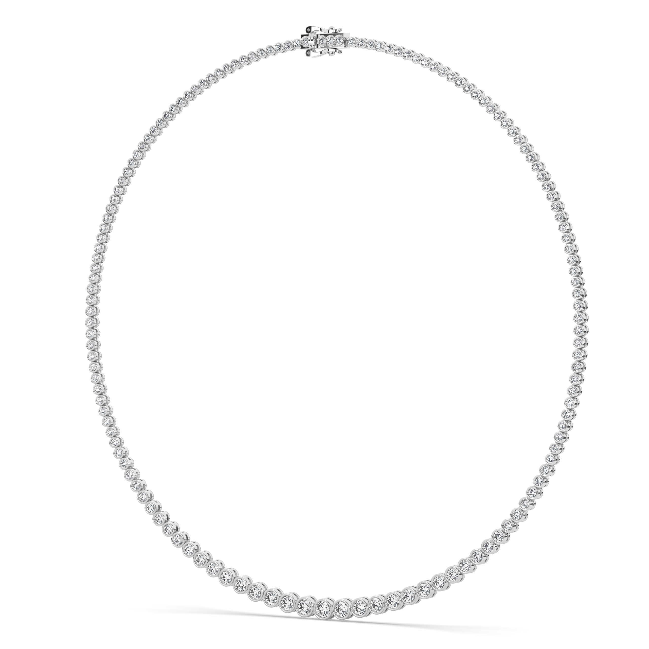 Diamond Graduated Tennis Necklace