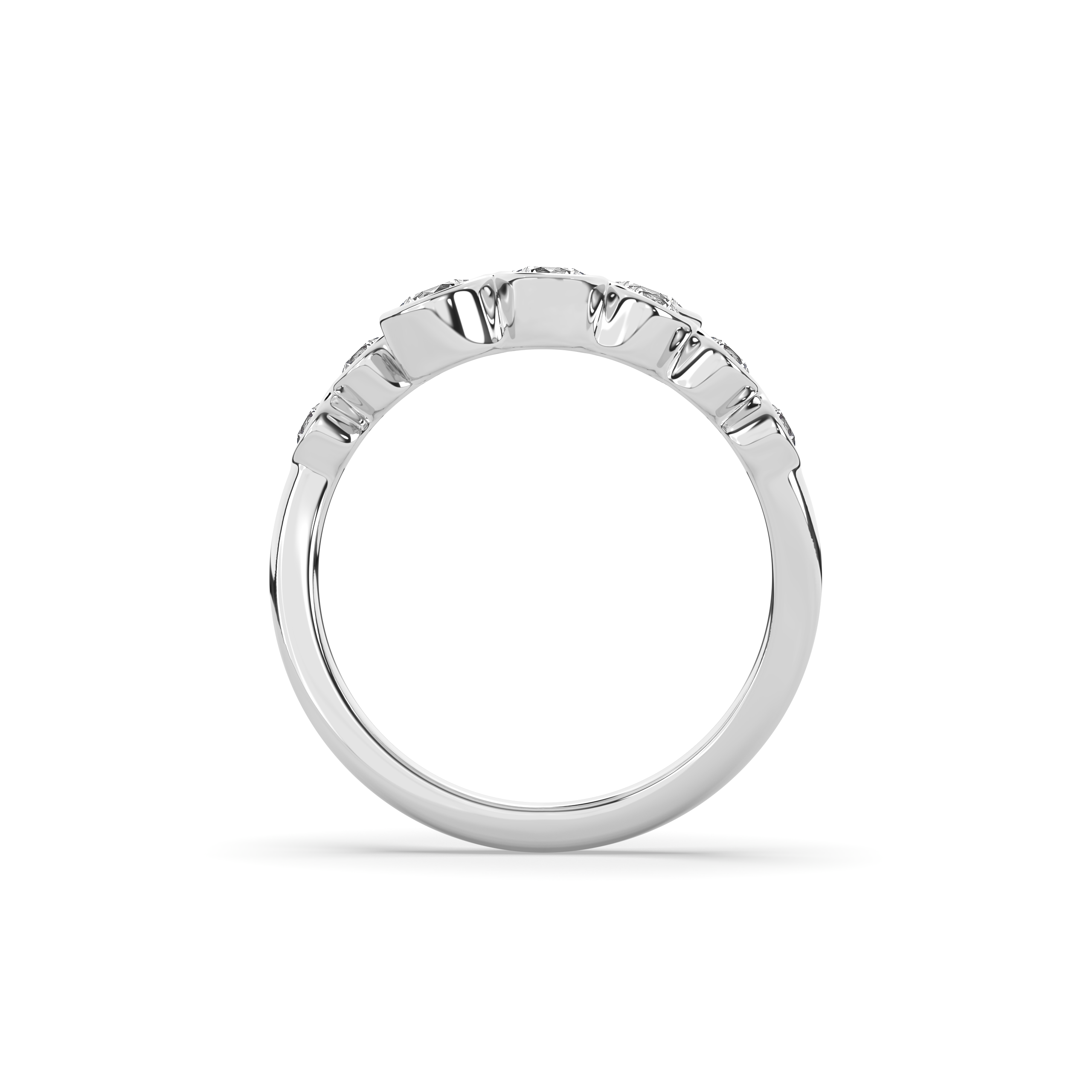 Bezel Diamond Wrap Ring