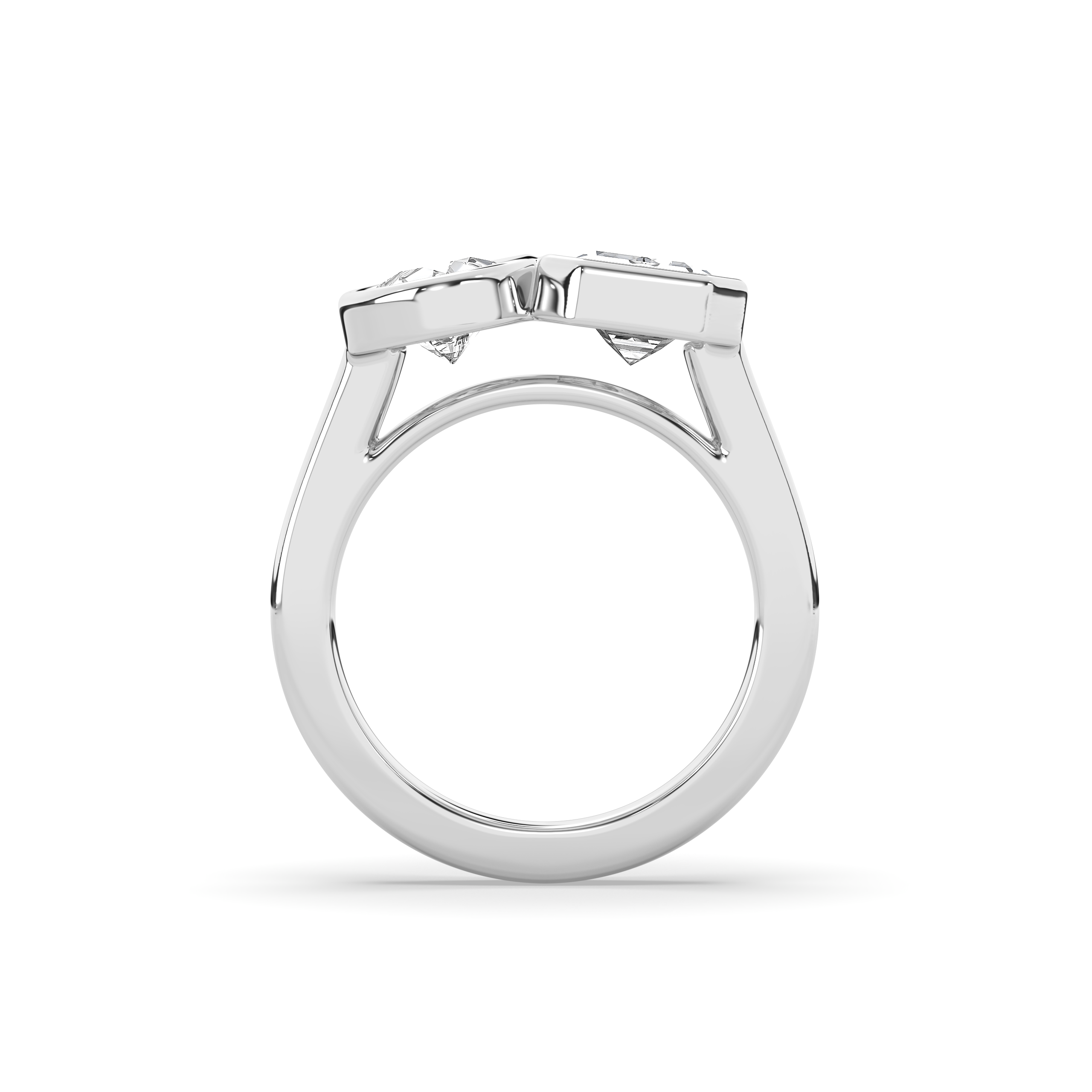 Toi Et Moi Bezel Signet Ring