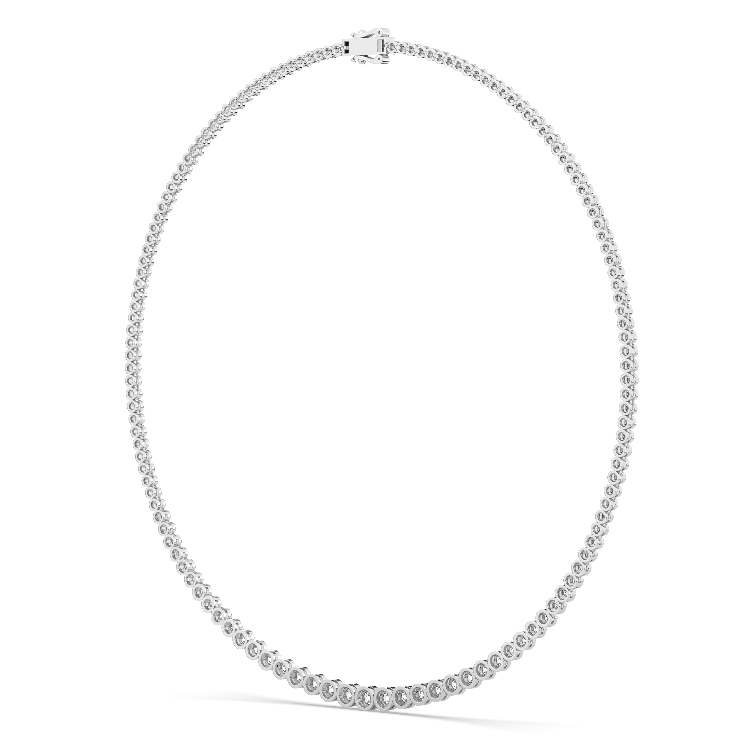 Diamond Graduated Tennis Necklace