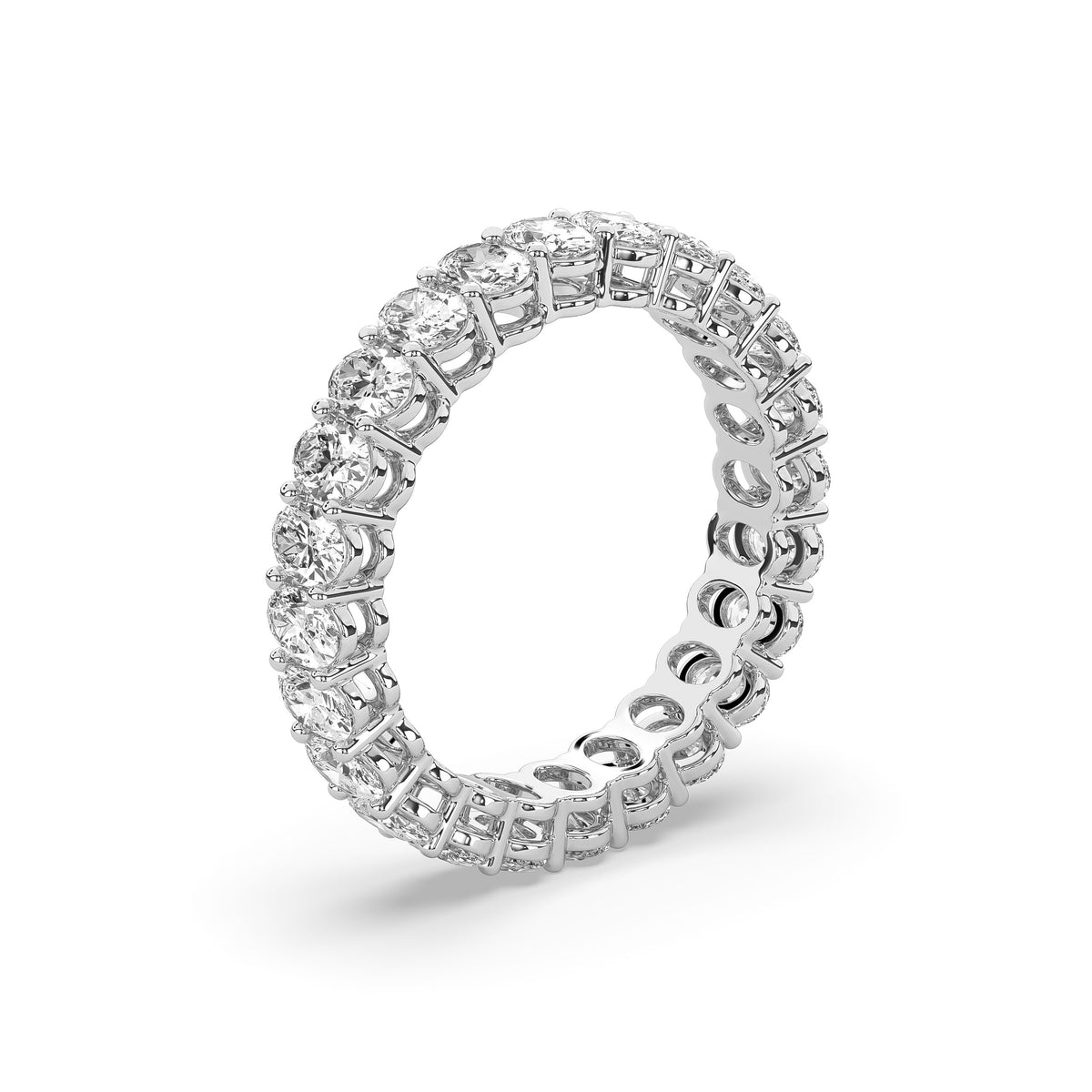 The Classic Oval Diamond Eternity Band