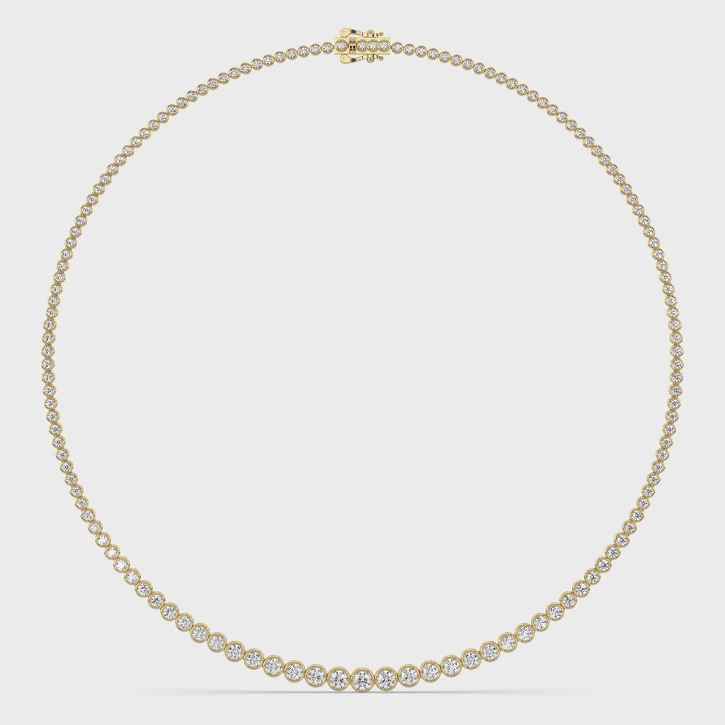Diamond Graduated Tennis Necklace