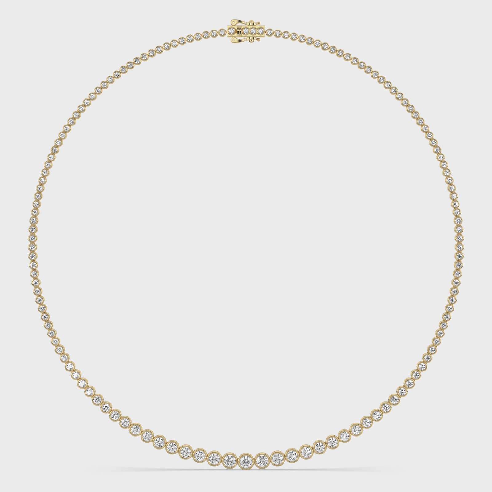 Diamond Graduated Tennis Necklace