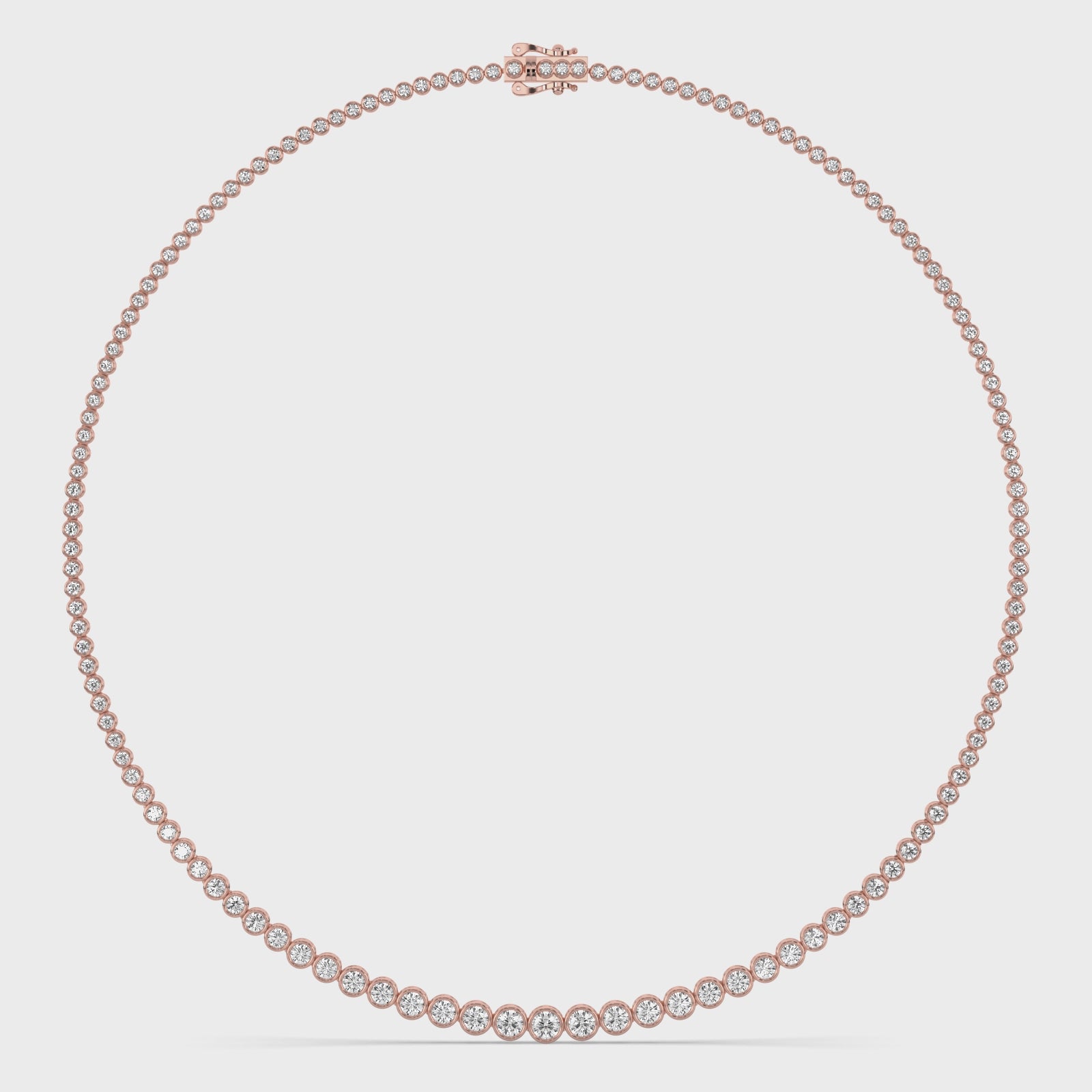 Diamond Graduated Tennis Necklace